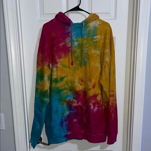 Multicolor Tie-Dye Men's Sweater